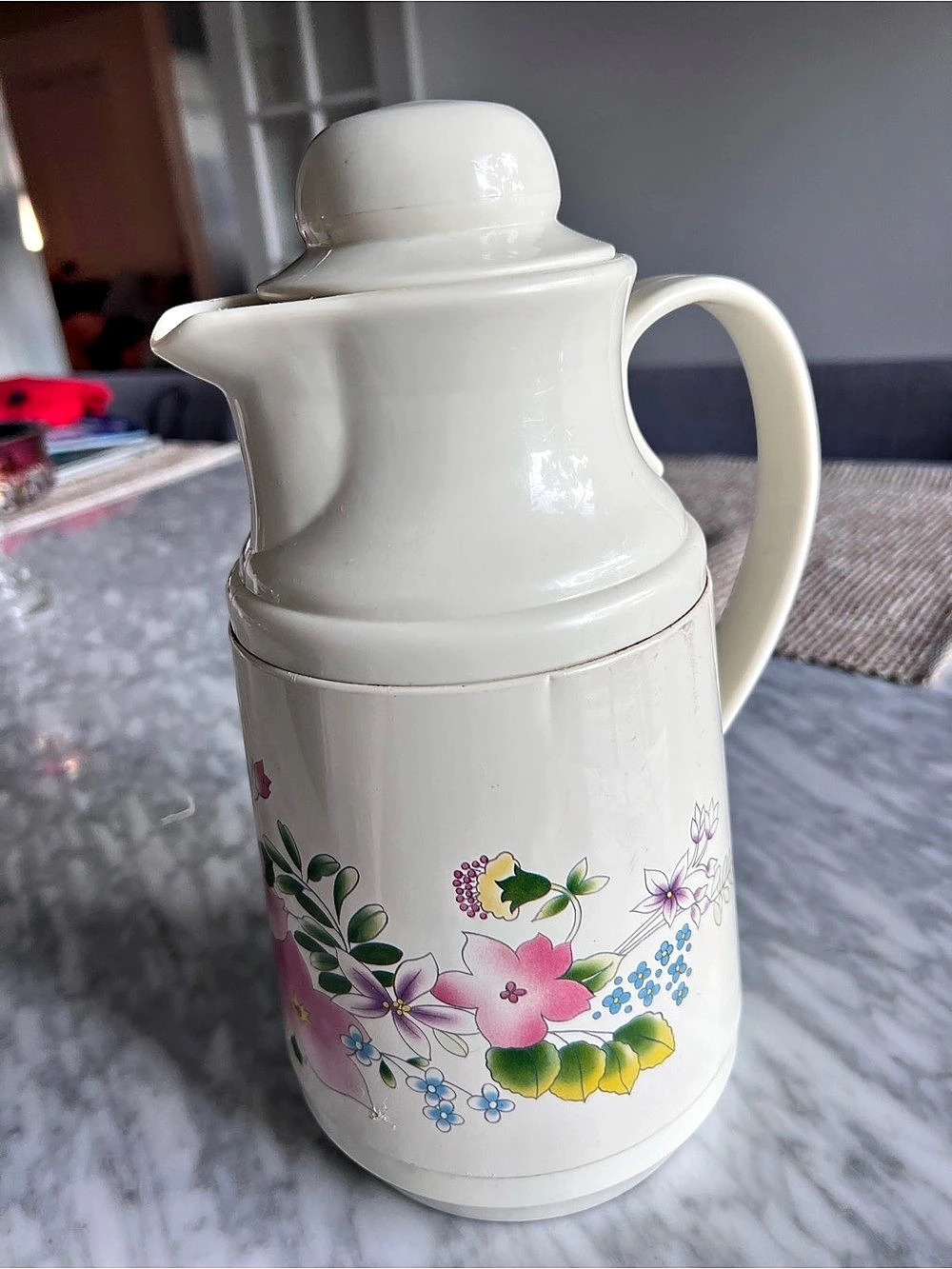 Vintage Floral Insulated Pitcher